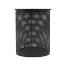 Porta bolígrafos redondo malla negra