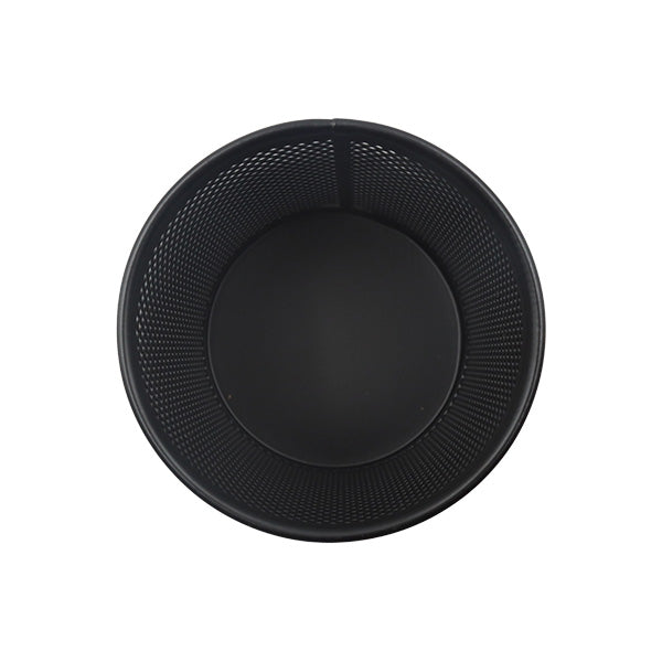 Porta bolígrafos redondo malla negra