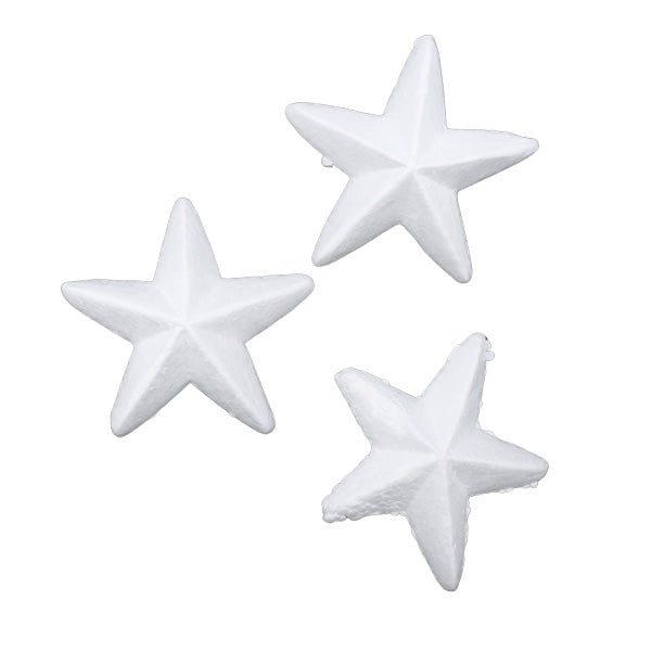 Estrellas de estereofo 3 piezas