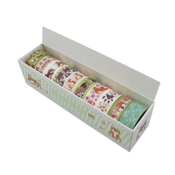 Cinta adhesiva washi tapes caja 10 rollos