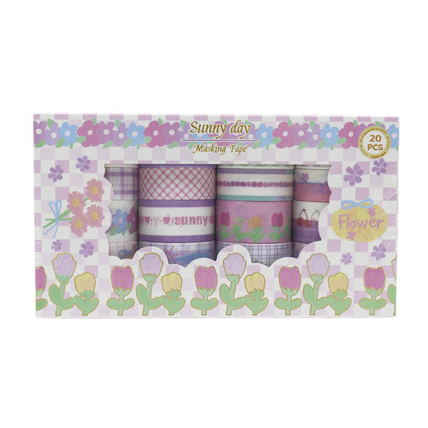 Cinta adhesiva washi tapes en caja