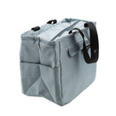 Lonchera satinada con bolsillo