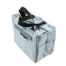 Lonchera satinada con bolsillo