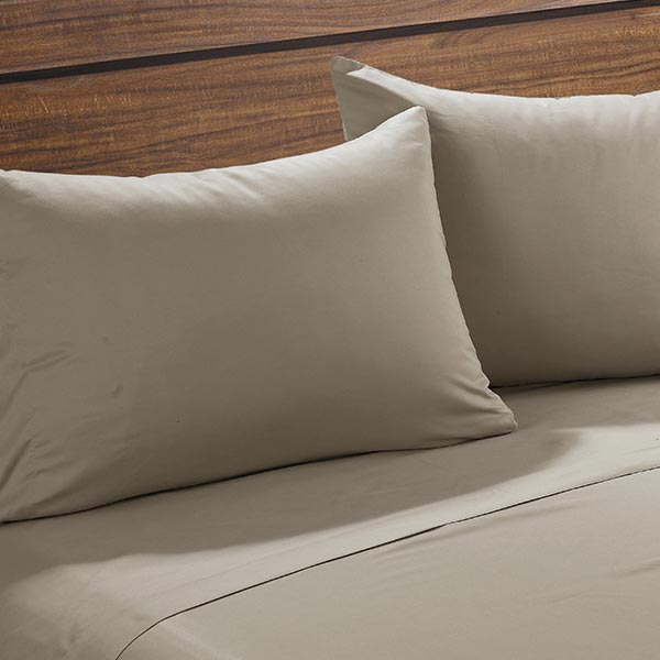 Set de sábanas Queen beige