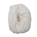Lana algodón en rollo blanco  50gramos
