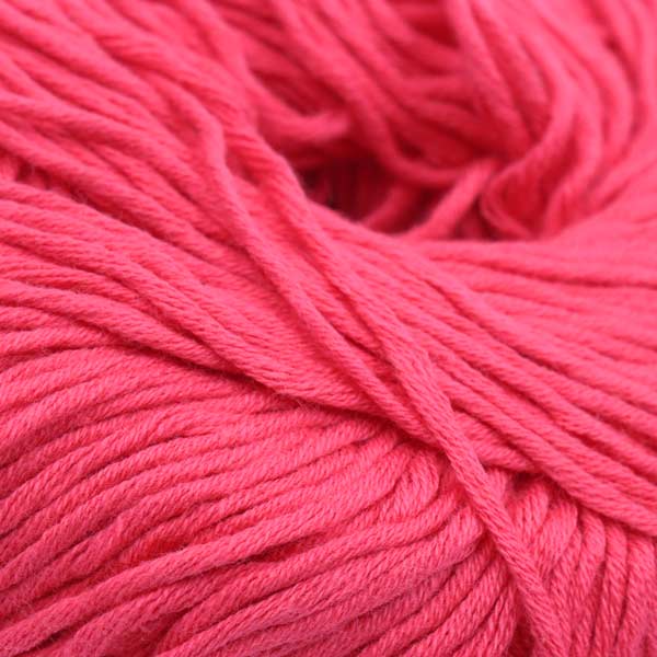 Lana algodón en rollo Fucsia 50gramos