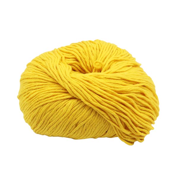 Lana algodón en rollo Amarillo 50gramos