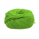 Lana algodón en rollo Verde  50 gramos