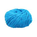 Lana algodón en rollo Celeste 50gramos