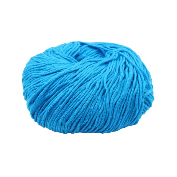 Lana algodón en rollo Celeste 50gramos