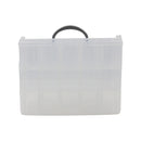 Caja organizadora tres niveles 30 compartimentos 25x19x16 cm