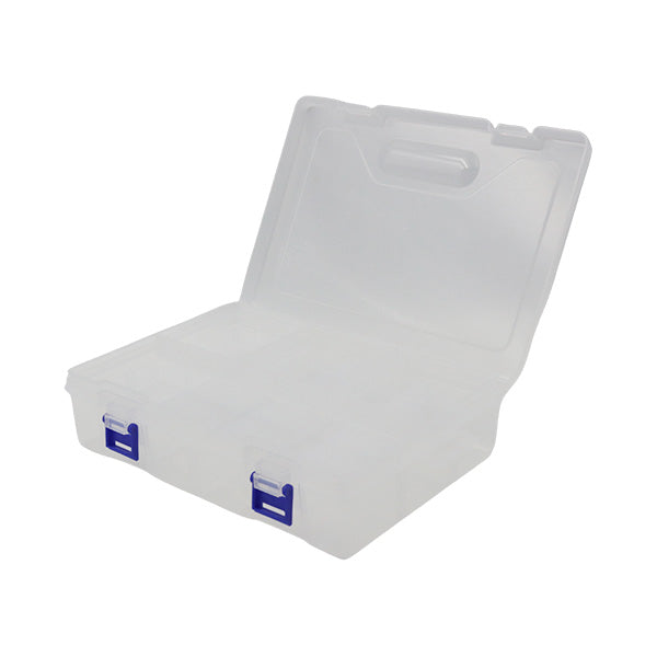 Caja organizadora doble 8 compartimentos 23x16x6cm