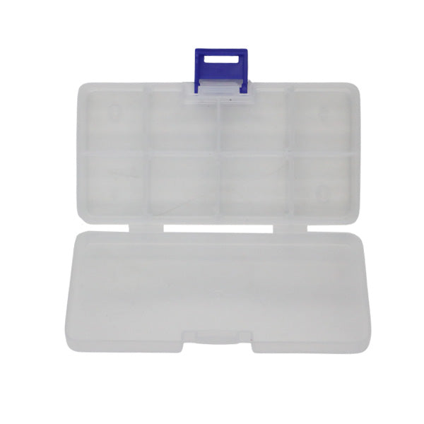Caja organizadora 8 compartimentos 13,5x7x3 cm