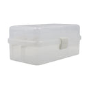 Caja organizadora 3 niveles  9 compartimentos 32x15x17cm