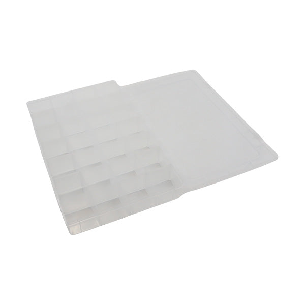 Caja organizadora desmontable 28 compartimentos 34,5x22x5 cm
