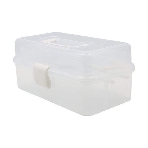 Caja organizadora 3 niveles 9 compartimentos 27,5x15,5x13cm