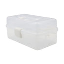 Caja organizadora 3 niveles 9 compartimentos 27,5x15,5x13cm