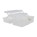 Caja organizadora 3 niveles 9 compartimentos 27,5x15,5x13cm