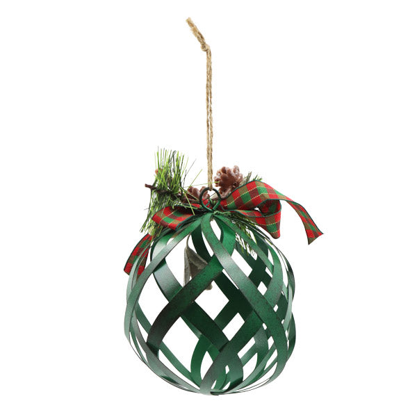 Esfera malla verde 11cm