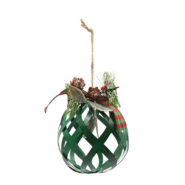 Esfera malla verde 11cm