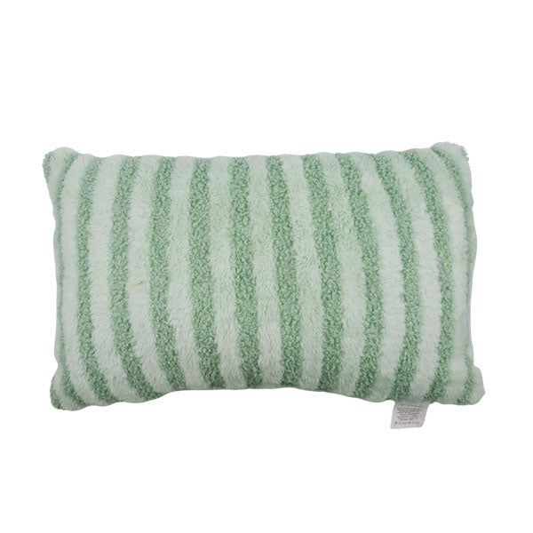 Almohadón navideño con rayas blanco 48cm