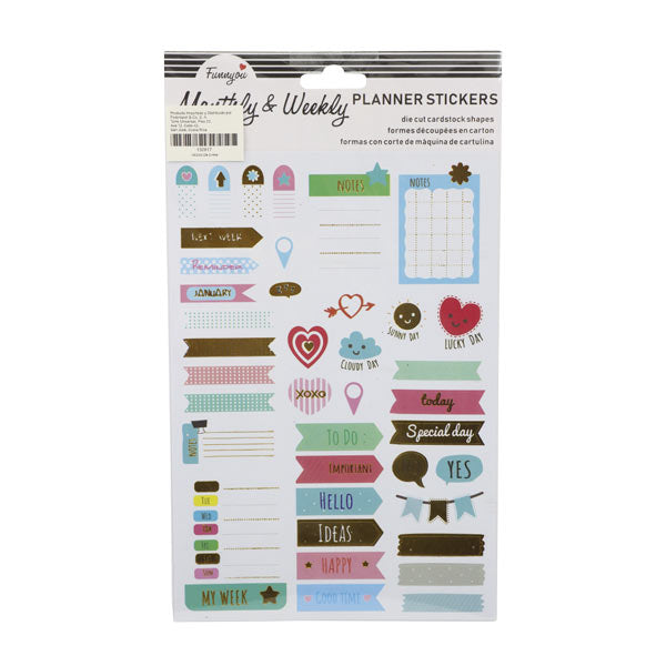 Sticker planner montly and weekly