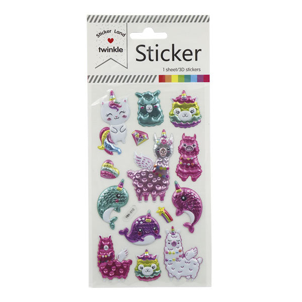 Sticker 3D twinkle surtidos