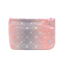 Cartuchera rectangular tornasol corazones