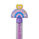 Bolígrafo negro arco iris