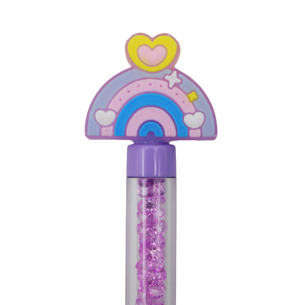 Bolígrafo negro arco iris