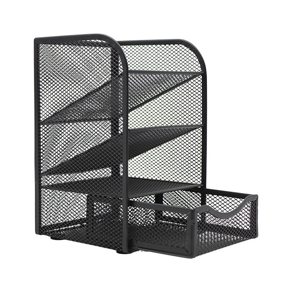 Organizador para escritorio malla negra vertical