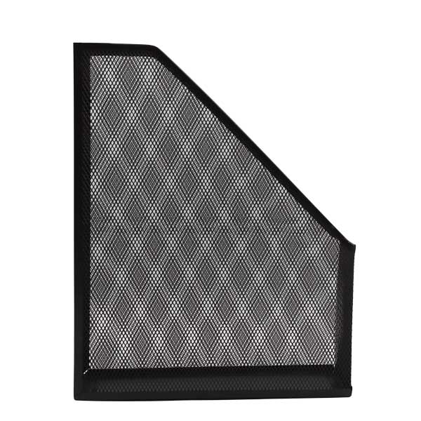 Porta revistas malla negra