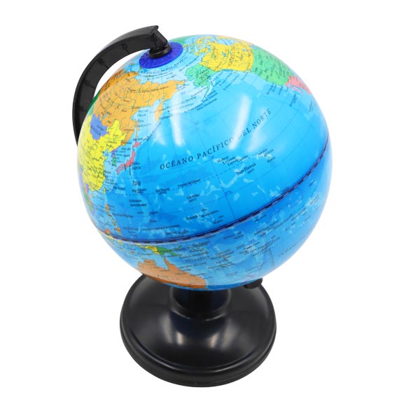 Globo terráqueo PVC 14cm
