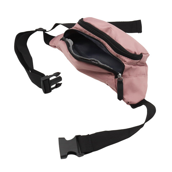Canguro liso doble zipper 17x6x30cm