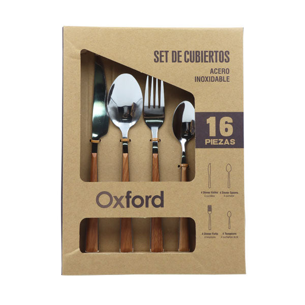 Set cubiertos 16pcs