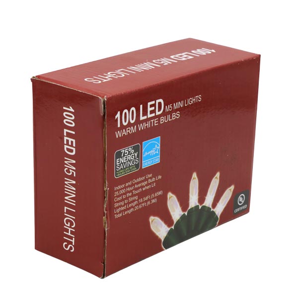 Luz en serie LED 100 multicolor