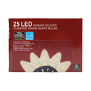 Luz en serie led C9 25 blanca