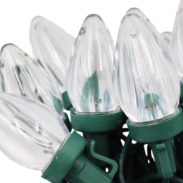 Luz en serie led C7 25 blanca