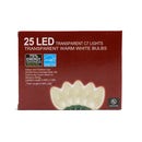 Luz en serie led C7 25 blanca