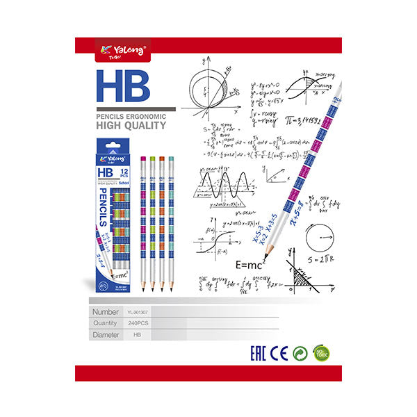 Lápices HB redondo 12 unidades