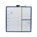 Pizarra magnética calendario semanal 35.5x35.5CM