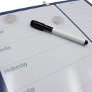 Pizarra magnética calendario semanal 35.5x35.5CM