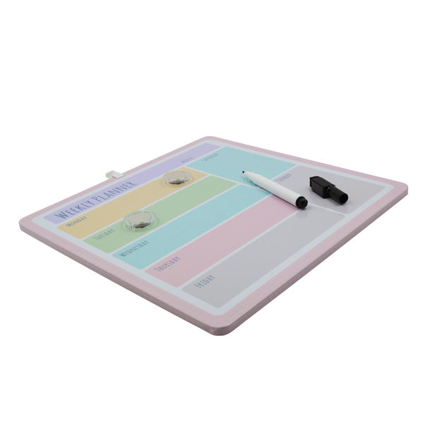 Pizarra magnética calendario semanal 29.2x29.2cm