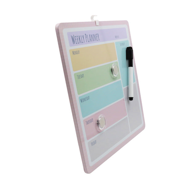 Pizarra magnética calendario semanal 29.2x29.2cm