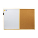 Pizarra magnética con corcho 40X60CM
