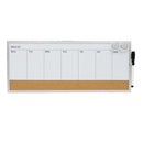 Pizarra magnética calendario semanal 3 en 1 19X45.7cm
