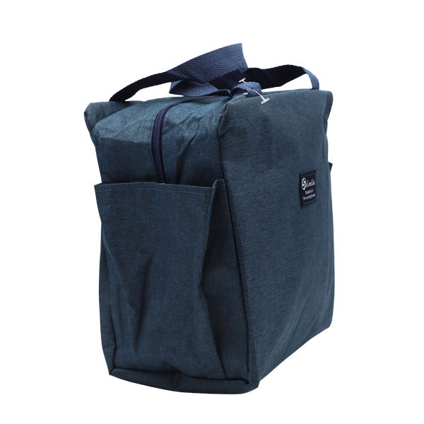 Lonchera cuadrada surtida negra o gris