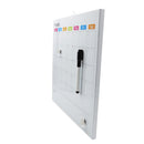 Pizarra magnética calendario mensual 35.5x35.5CM