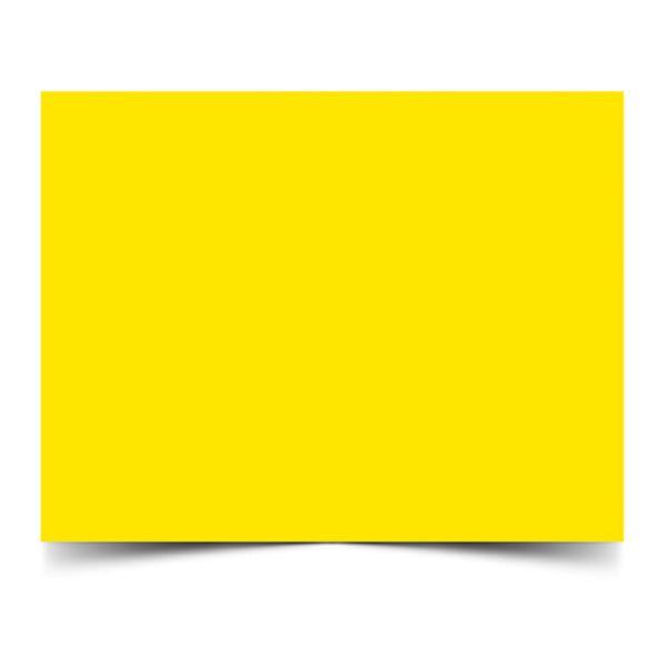 Cartulina satinada pliego 50x57 centímetros color amarillo Primavera