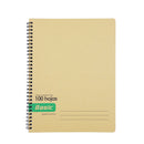 Cuaderno kraft cuadriculado 7x7mm 100 hojas
